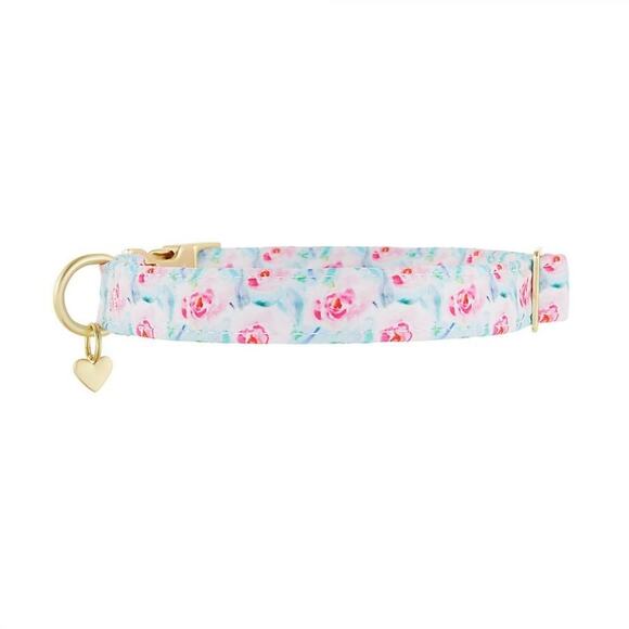 Top Paw Pink Rose Comfort Neoprene Dog Collar X-Large Adjustable Floral XL‎ - Picture 1 of 5